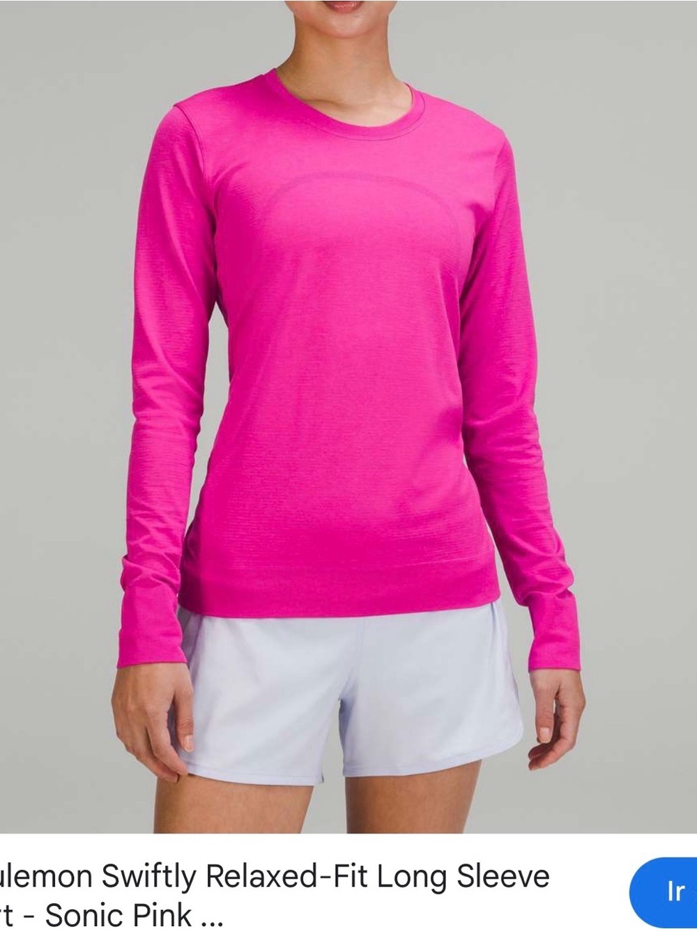lululemon athletica Sonic Pink Long-Sleeve Crew